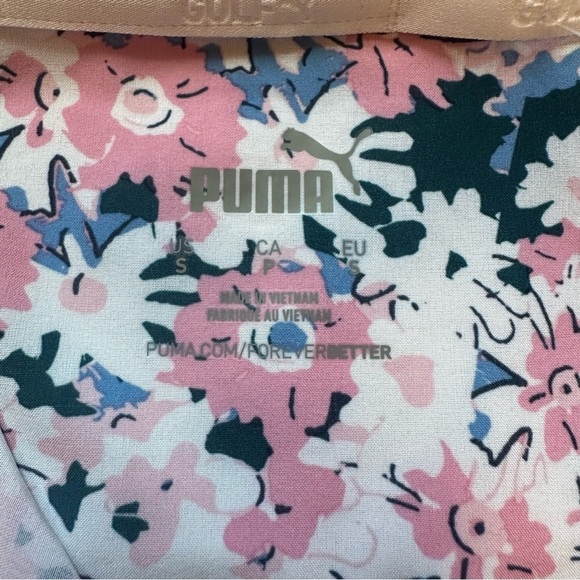 Women's Puma Bloom Full Zip Shell Golf Jacket Windbreaker Size S NWT - Picture 3 of 13